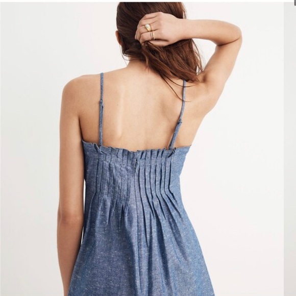Madewell Pintuck Cami Dress - Picture 3 of 11